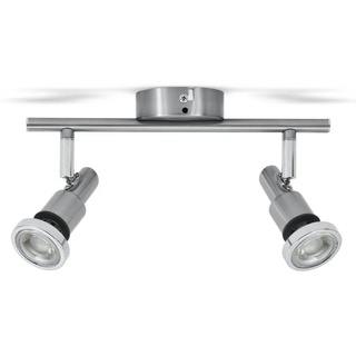 B.K.Licht Deckenleuchte BKL1136, LED Deckenleuchte Bad-Deckenlampe Badezimmerleuchte Badezimmerlampe Deckenstrahler inkl. 2 x 5W Leuchtmittel je 400lm IP44