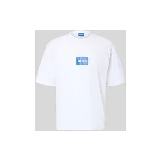 Regular Fit T-Shirt aus reiner Baumwolle Modell 'NAYONIX', Weiss, XL