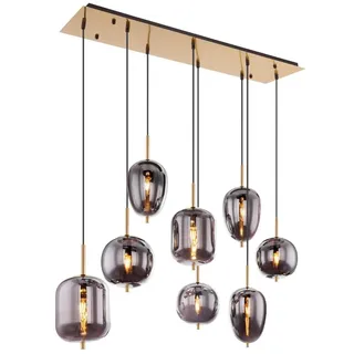 Globo Pendelleuchte Blacky Alu, Eisen, Stahl & Metall Gold Messing