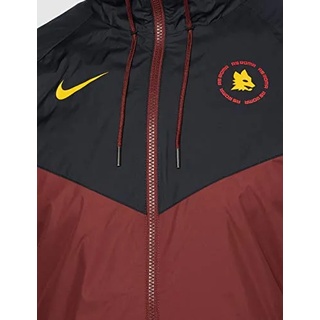 Nike Herren Roma M NSW WR WVN AUT Sport Jacket, Dark Team red/Black/Dark Team red/(University Gold) (no Sponsor), L