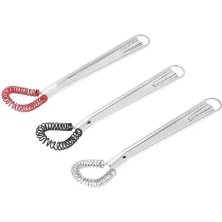 Woosien - Edelstahl-Mini-Ei-Schneebesen, handgehaltener Schäumer, cremiger Kaffeemixer, Frühlingssaucenmixer