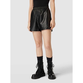 Shorts in Leder-Optik Modell 'ANDY', Black, L