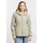 Parka Gr 3XL dusty olive Web Obermaterial 100 Polyester unifarben mit Farbeinsatz normal Jacken Parka Mit Kordelzug geblümtem Futter und reflektierenden Kordeln