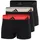 Active Flex Cotton Trunk Orange/Schwarz XXL 3er Pack