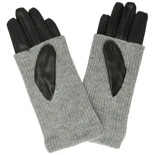 Comma, Strickhandschuhe Lederhandschuhe schwarz L
