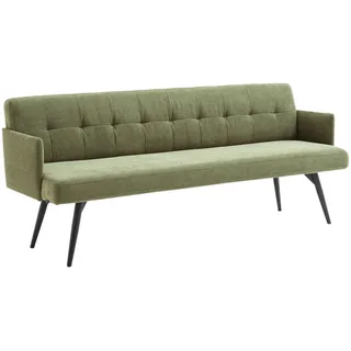 Johann Jakob Sitzbank, Hellgrün, Metall, 2-Sitzer, 206x85x69 cm, Goldenes M, Oeko-Tex® Standard 100, DGM-Klimapakt, DGM-Emissionslabel, Fußauswahl, Lederauswahl, Stoffauswahl, Esszimmer, Bänke, Sitzbänke