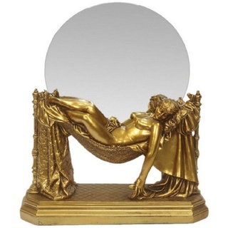 Casa Padrino Barockspiegel »Barock Tischspiegel Gold 30 x H. 37 cm - Standspiegel - Schminkspiegel - Kosmetikspiegel - Kleiner Deko Spiegel im Barockstil«