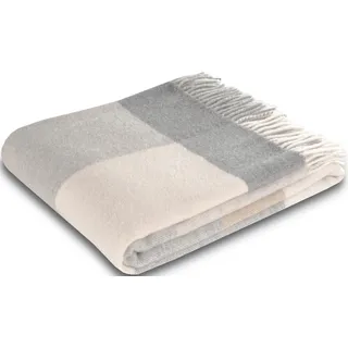 Biederlack Soft Impression im Doubleface-Look Kuscheldecke 130 x 170 cm Grau