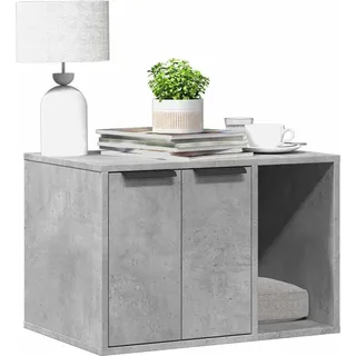 vidaXL Katzentoilette 60x40x40 cm Betongrau