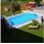 490 x 300 x 120 cm blaue Poolfolie