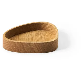 Lind DNA Holzkiste Curve S Eiche für Glasuntersetzer - Natur, 12,5 x 14 cm