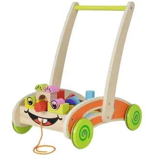 Eichhorn Lauflernwagen mit Bausteinen