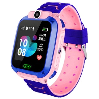 Intelligente Kinderuhr Q12B Smartwatch Phone Watch für Android IOS 2G SIM-Karte kinderuhren smartwatch jungen mädchen  ,Pink