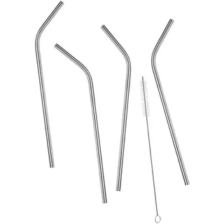 Butlers Trinkhalm-Set MANHATTAN LOUNGE 40-tlg. in Silber | Gr.: onesize