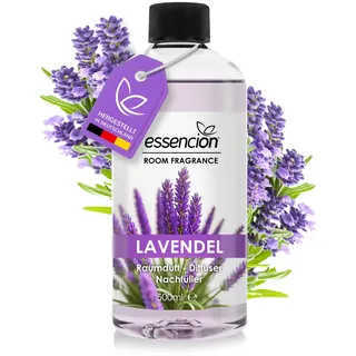 essencion Lavender (Lavendel) Raumduft Refill Flasche – 500ml – In 14 verlockenden Düften erhältlich (Lavender 500ml Refill)