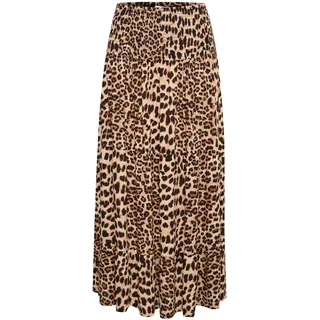 Kaffe Maxirock Damen Braun M/L