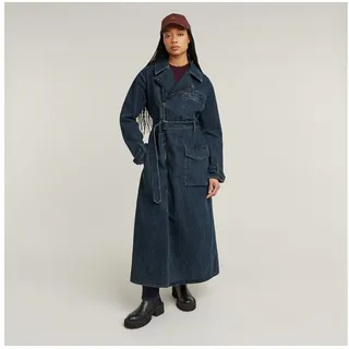 G-Star Long Biker Jacke - Worn In Indigo Gear - M