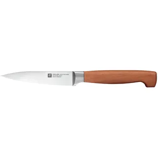 Brotmesser ZWILLING "**** VIER STERNE Wood", braun, Klingenlänge 20cm, Holz, Spezialklingenstahl, Kochmesser, Brotmesser, Made in Germany, Eigehärtete Klinge, FSC-Zertifizitiertes Holz
