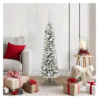 vidaXL Künstlicher Weihnachtsbaum Weiß 120 cm