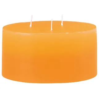 Kopschitz Kerzen Outdoorkerze 3-Docht Kerze Gelb 75 x Ø 150 mm, 1 Stück gelb
