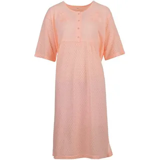 Lucky Nachthemd Nachthemd Kurzarm - Punkte 3XL-6XL orange 4XL