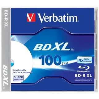 Verbatim BD-R XL 100GB, SINGLE PACK, 4X Schreibgeschwindigkeit