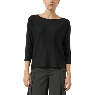 Comma, 3/4 Arm-Pullover Schwarz 42