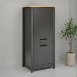 Interlink Kühlumbauschrank Veneto 70 x 60 x 167 cm Grau