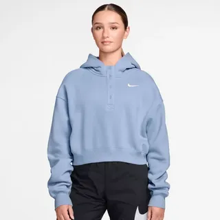 Nike Hoodie Cropped Hydrogen Blue/Sail 34