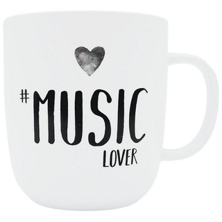 PPD Becher, Henkelbecher #Music Lover im Geschenkkarton