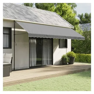 vidaXL Markisenvolant 500 cm schwarz
