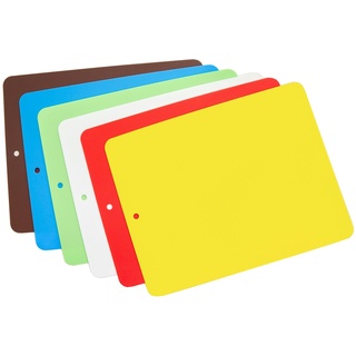 METRO Professional Schneidbrett Auflagen-Set, Polyethylen, 37 x 29 cm, farbig sortiert, 6 Stück