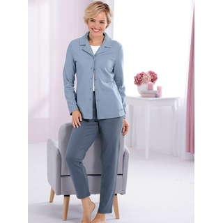 Hausanzug FEEL GOOD Gr. 22/23, blau (bleu, rauchblau) Damen Homewear-Sets Pyjamas