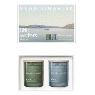 SKANDINAVISK STILL WATERS Scented Candle Giftset Kerzenset 1 Stk