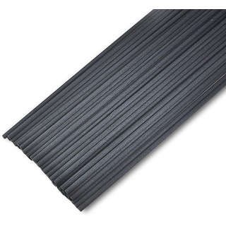 50 Stück Duftstäbchen aus Stofffasern, effiziente, schöne und einfache Nachfüllstäbchen für Raumdüfte. (25cm*3mm, schwarz)