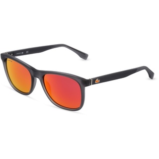 Lacoste L860SE Herren-Sonnenbrille Vollrand Eckig Bio-Kunststoff-Gestell, grau