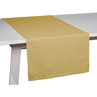 Pichler Tischläufer, Gelb, Textil, Uni, rechteckig, 50 cm, Wohntextilien, Tischwäsche, Tischläufer