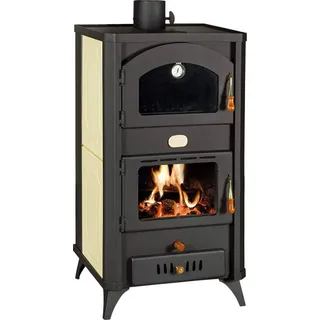 Wasserführender Kaminofen mit Backfach Prity FG W18R