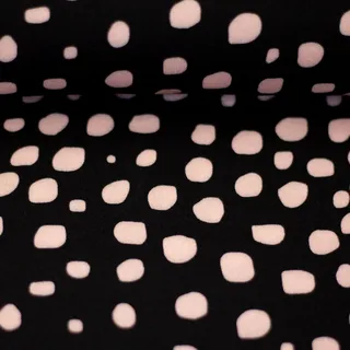 Viskosewebware AMPFING Viskosestoff | Animal-Print | Ökotex | Meterware | ab 50x150cm (Tupfen)