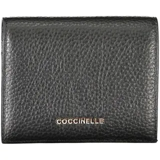 Coccinelle Kleine Geldbörse für Damen, Metallic, weich, e2 mw5 17 21 01, Schwarz, Einheitsgröße - Einheitsgröße