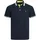 JACK JONES Essential Paulos Plus Size Kurzarm-poloshirt Dark Navy Detail Neon 3XL