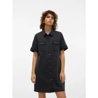 Vero Moda Jeanskleid »VMJENNIE SS SHORT DENIM DRESS NOOS«, Gr. M (38) - N-Gr, Black Denim, , 52821437-M N-Gr