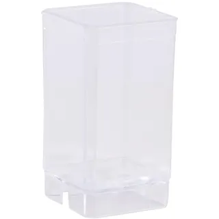Rayher Hobby Rayher Kerzengießform Quadrat, 5 x 5 cm, Höhe 9 cm, Gießform für Wachs, Wachsgießform Kerzen gießen, 3139600, Durchsichtig