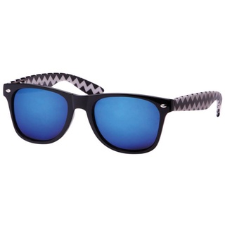 Goodman Design Sonnenbrille Damen und Herren Nerdbrille Form: Vintage Retro angenehmes Tragegefühl. UV Schutz schwarz