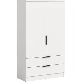 Möbel Boss Wäscheschrank Kopenhagen 80 x 140 x 37 cm Weiß