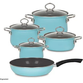 RIESS Nouvelle Topf-Set 5-tlg. kristallblau
