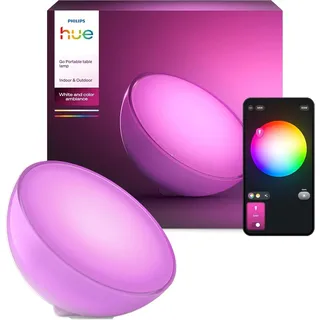 Philips Hue White & Color Ambiance Go Tischleuchte (530 Lm), Dimmbare LED Leucht