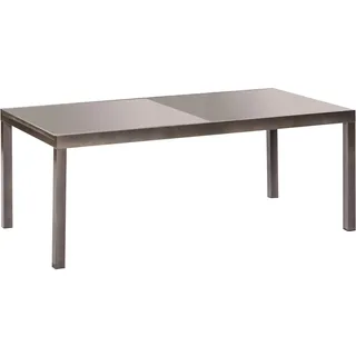 Merxx Semi Ausziehtisch 150-220 x 90 x 75,5 cm Graphit/Schwarz