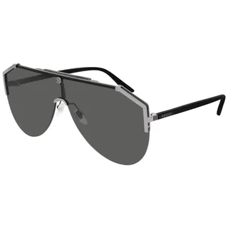 Gucci GG0584S Sonnenbrille, Ruthenium-Black-Grey, 99 für Herren, Ruthenium-schwarz-grau, 99 cm - 99 cm
