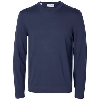 SELECTED HOMME Rundhalspullover SLHTRAY LS KNIT L (52)